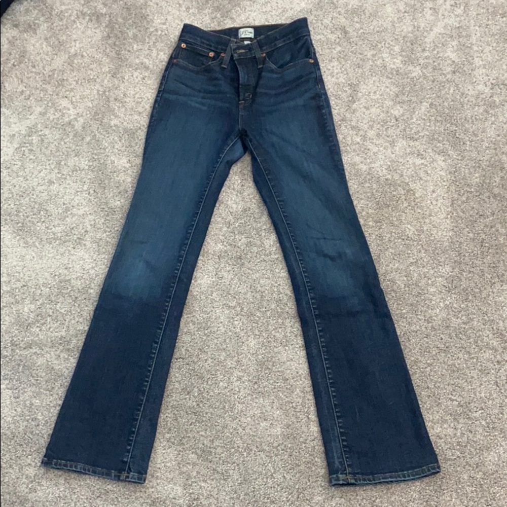JCrew Curvy Full Length Demi Boot Cut Jean